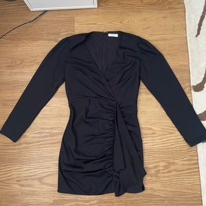 Aritzia Babaton Dress Black Long Sleeve